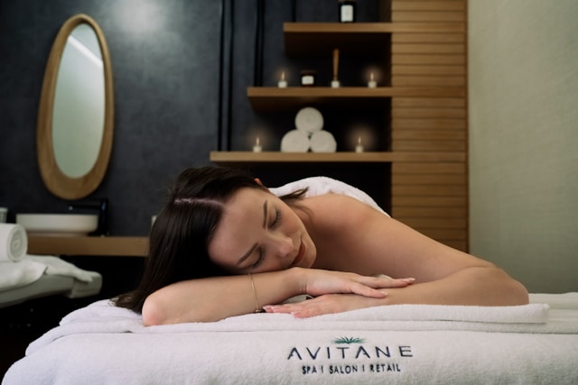Spa Towels and Candles